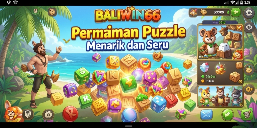 Screenshot BALIWIN66 menunjukkan tantangan puzzle yang menarik.