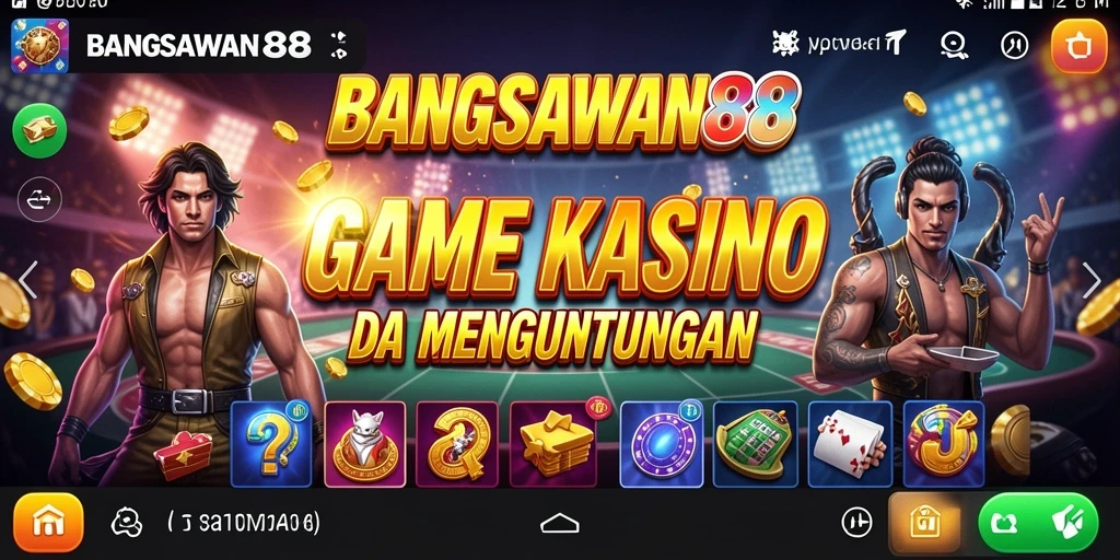 Tampilan menarik dalam permainan Kasino di BANGSAWAN88.