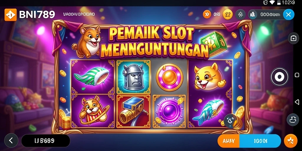 Tampilan gameplay menarik BNI789 dengan berbagai tema Slot.