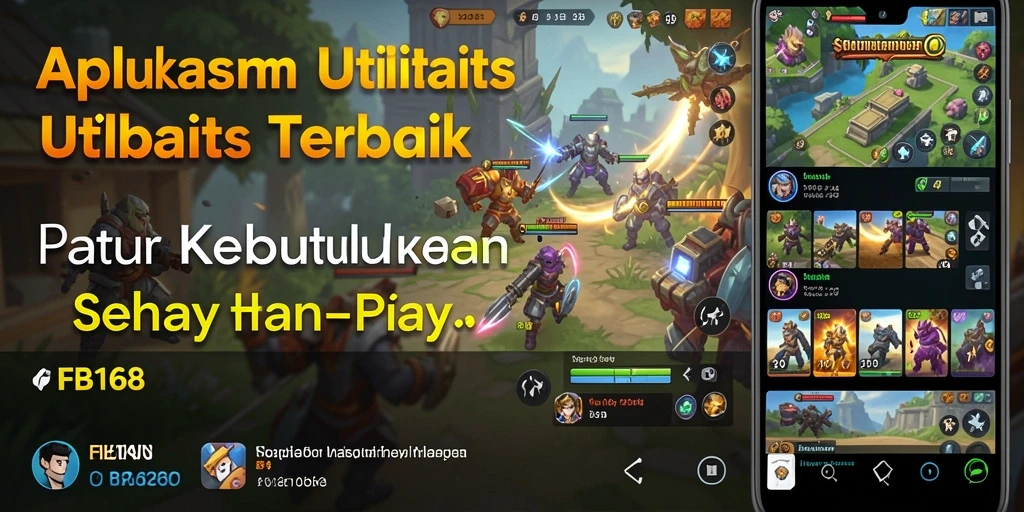 Screenshot FB168 menampilkan antarmuka aplikasi Utility yang user-friendly.