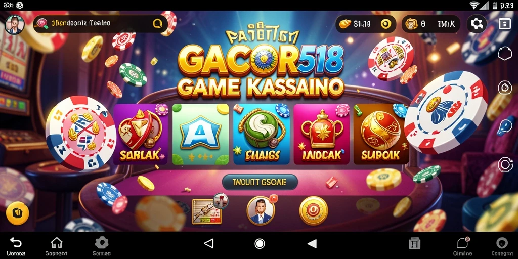 Tampilan gameplay seru di GACOR518 dengan grafis menawan.