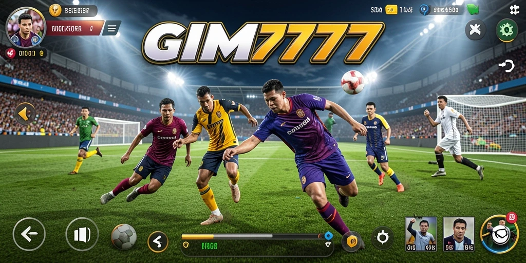 Tampilan gameplay seru dengan aksi olahraga mendebarkan.