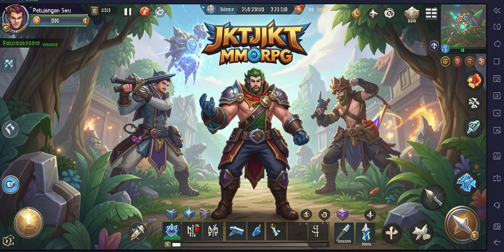 Gameplay seru di dunia fantasi JKTJKT yang memukau.