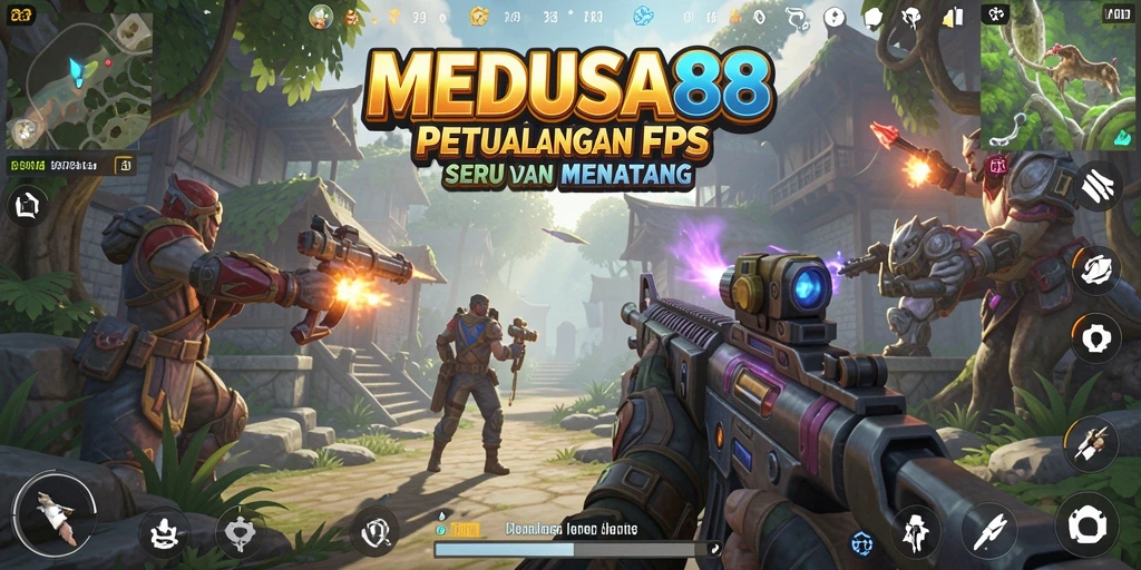 Tampilan menggembirakan dari aksi menyerang di MEDUSA88 dengan grafis yang memukau.