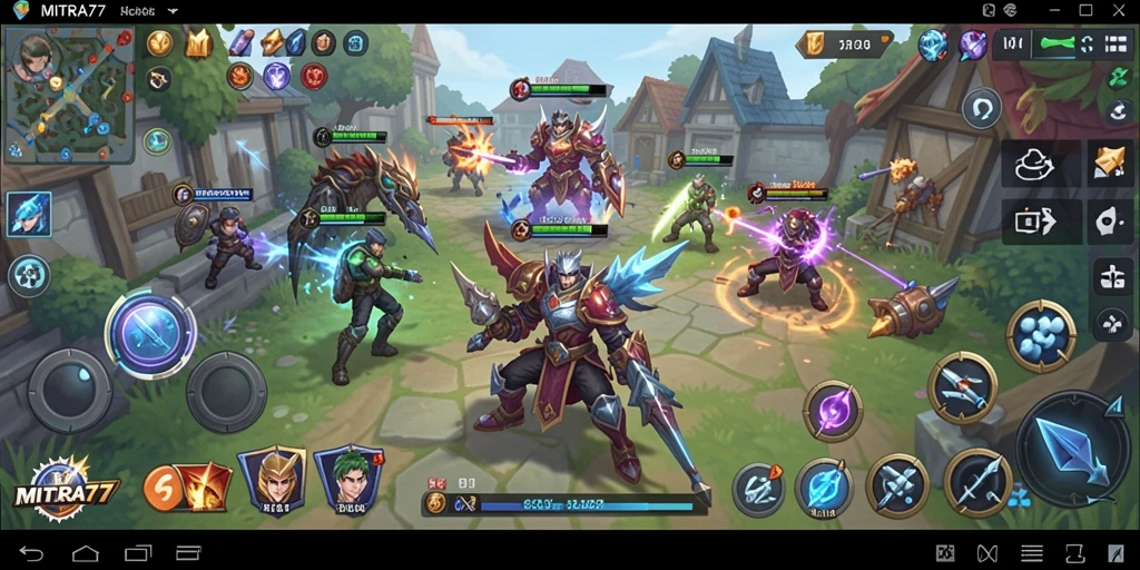 Tampilan gameplay seru MITRA77 dengan strategi mendalam.