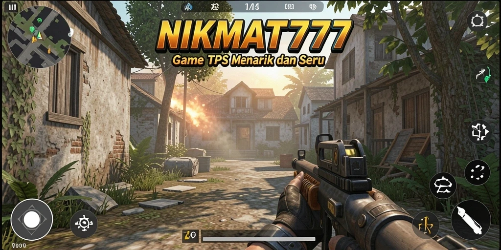 Gameplay menegangkan NIKMAT777 dengan aksi seru di medan perang.