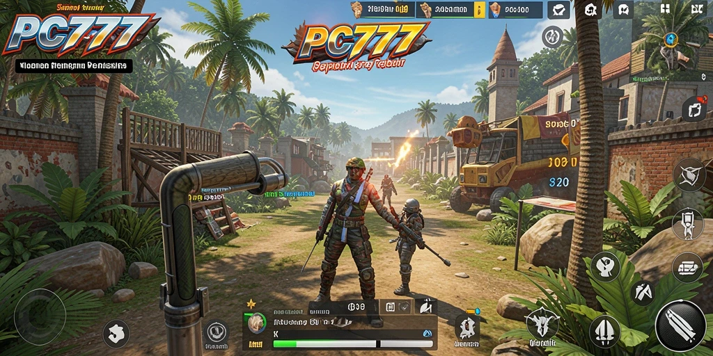 Tangkapan layar menunjukkan gameplay menarik dari PC777 dengan grafik realistis.
