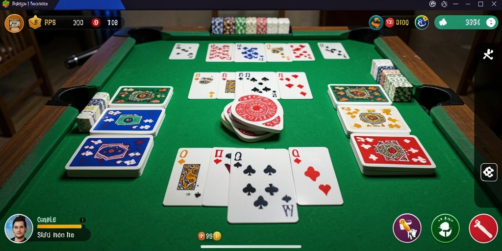 Screenshot gameplay Gaple dengan tampilan menarik dan intuitif.