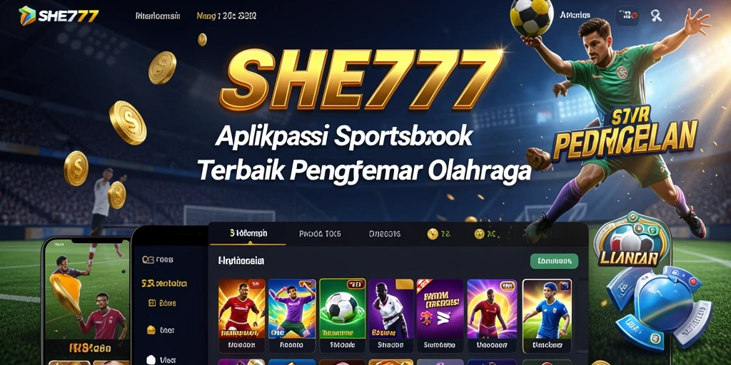 Tampilan gameplay menarik dari aplikasi Sportsbook SHE777.