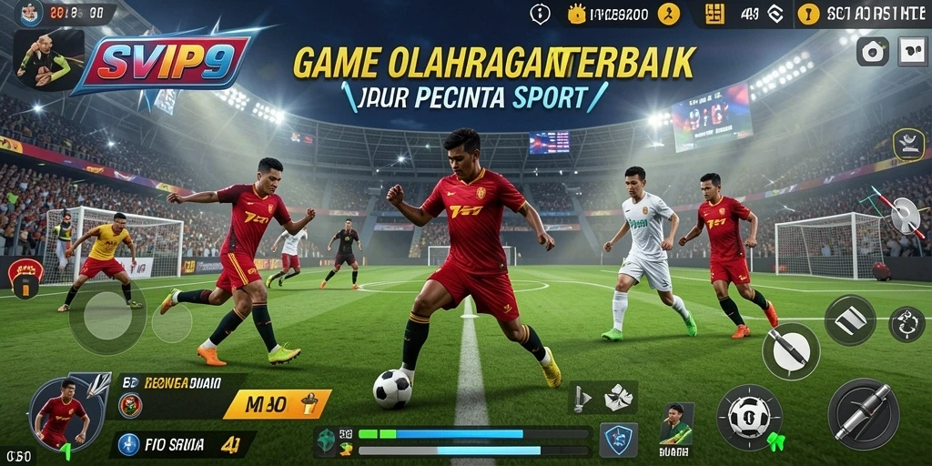 Pengalaman gameplay olahraga yang mendebarkan dan interaktif.